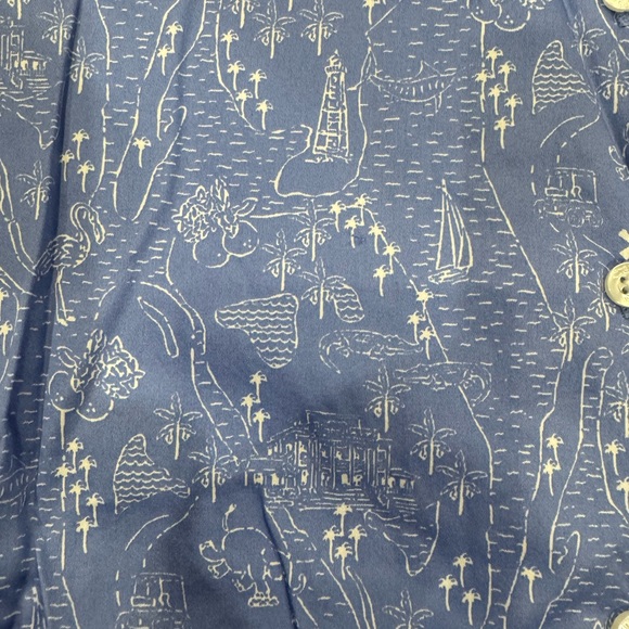 Vineyard Vines Blue Nautical Print Pajama Set 💯 cotton - Picture 4 of 7